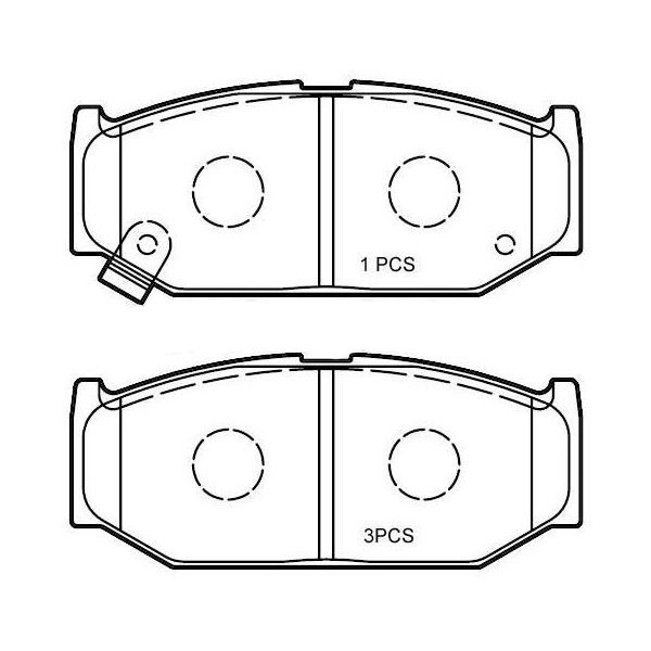 Front-Brake-Pad-set-55810-63J00-D1614-8827-D1614-Suzuki-Swift-brake-pads