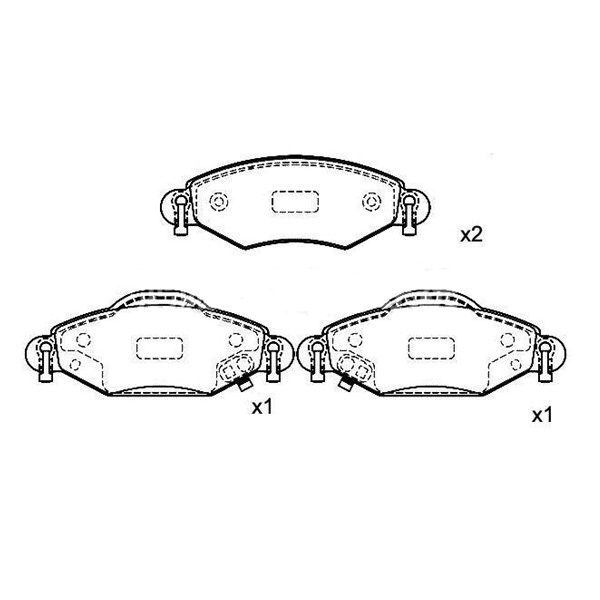 Front-Brake-Pad-set-Disc-Brake-04465-0D010-D1475-8674-D1475-Compatible-with-Toyota-Yaris-brake-pads