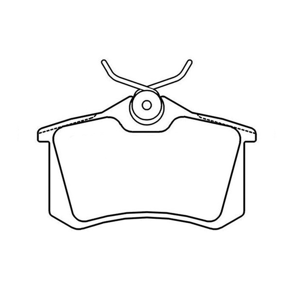 Front-Brake-Pad-set-Disc-Brake-1H0 698 451 E-D340-7234-Compatible-with-Citroen-brake-pads