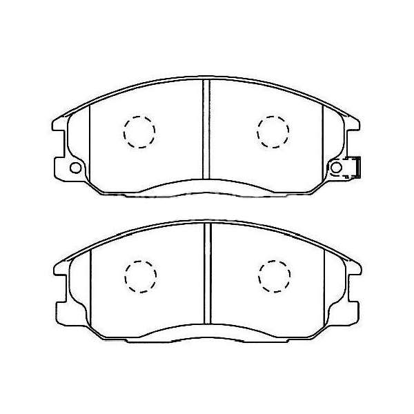 Front -Brake-Pad-set-Disc-Brake-58101-26A00-D864-7792-D864-D864-7739-Compatible-with-Hyundai-Santa-brake-pads