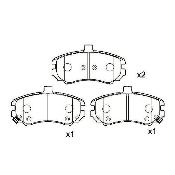 Front -Brake-Pad-set-Disc-Brake-58101-2DA50-24369-24371-Compatible-with-Hyundai-Elantra-brake-pads