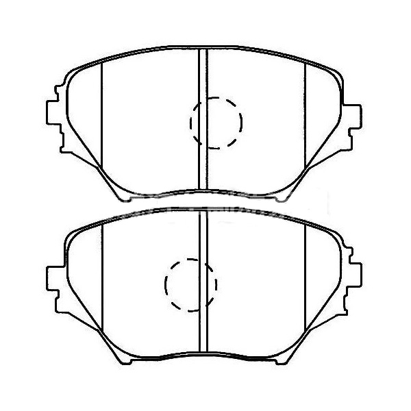 Front-Brake-Pad-set-Disc-Brake-WVA-23585-D862-Compatible-with-Toyota-Rav4-brake-pads
