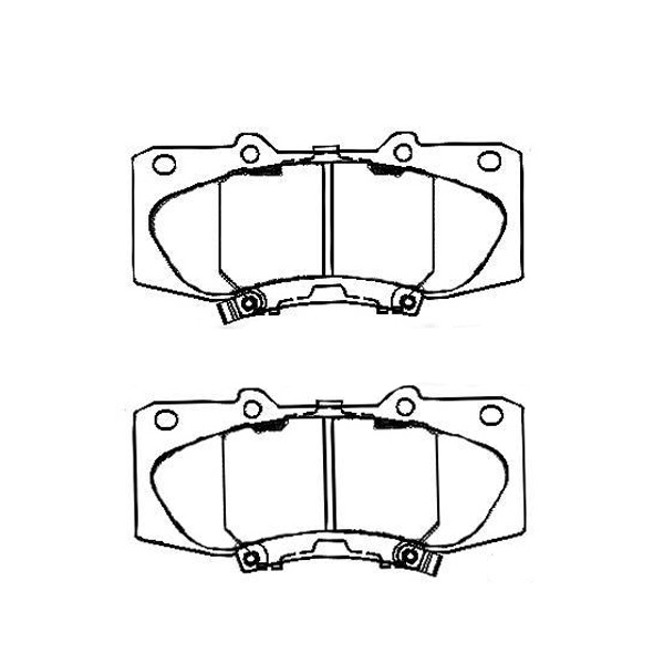 Front-Brake-pad-set-04465-OK260- 8776-D1567-Toyota-Hilux-brake-pads