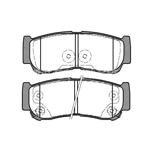 Rear-Brake-Pad-set-Disc-Brake-58302-2BA20-D1297-8414-D1297-Compatible-with-Hyundai-Santa-brake-pads