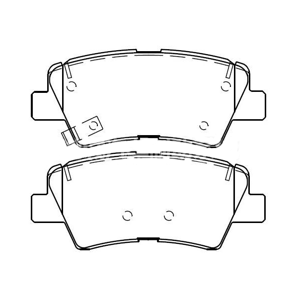 Rear-Brake-Pad-set-Disc-Brake-58302-D3A00-D1848-8428-D352-Compatible-with-Hyundai-Tucson-brake-pads