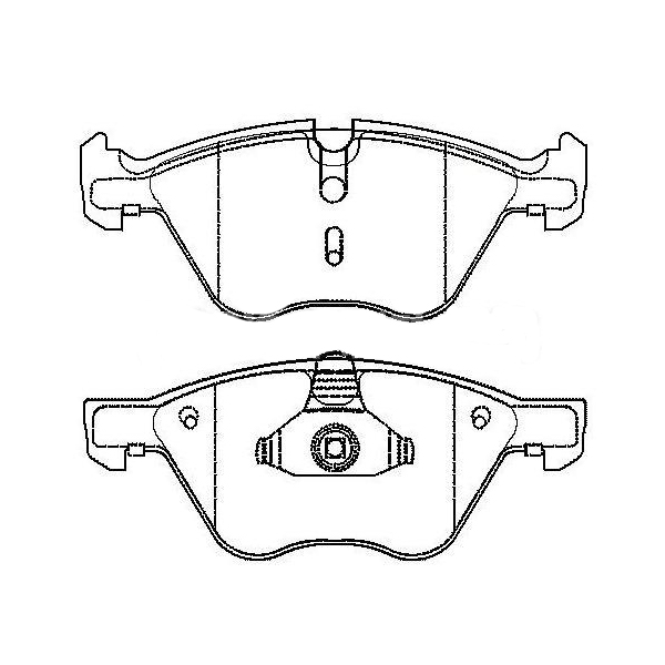 Front -Brake-Pad-set-Disc-Brake-34112288876-D1061-7967-D1061-Compatible-with-BMW-X1-brake-pads