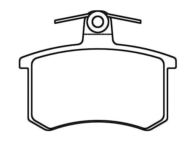 Rear-Brake-Pad-set-Disc-Brake-0060743565-D306-7208-D306-Compatible-with-Audi-100-brake-pads
