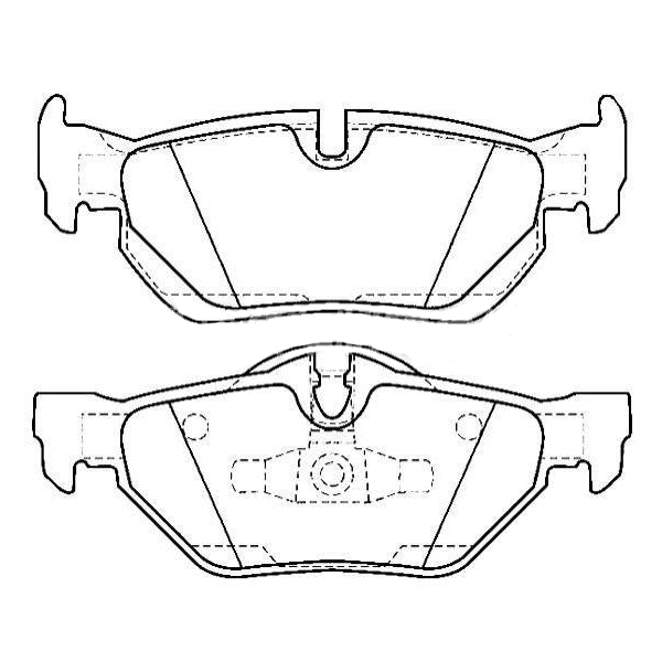 Rear-Brake-Pad-set-Disc-Brake-34216774692-D1267-D1267-7286-Compatible-with-BMW-X1-brake-pads